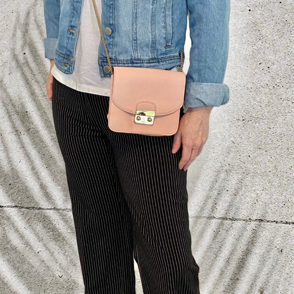 Apostrophe Black Pinstripe Trousers